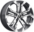 K&K (Premium Series) 7,5-19(5-108)et36 65,1 KP015 (19 EXEED TXL/VX) Diamond Black Gris (82099)