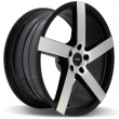 VISSOL 8,5-19(5-114,3)et15 73,1 V-080R BLACK-WITH-MACHINED-FACE